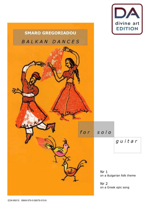 Smaro Gregoriadou: Two Balkan Dances for solo guitar