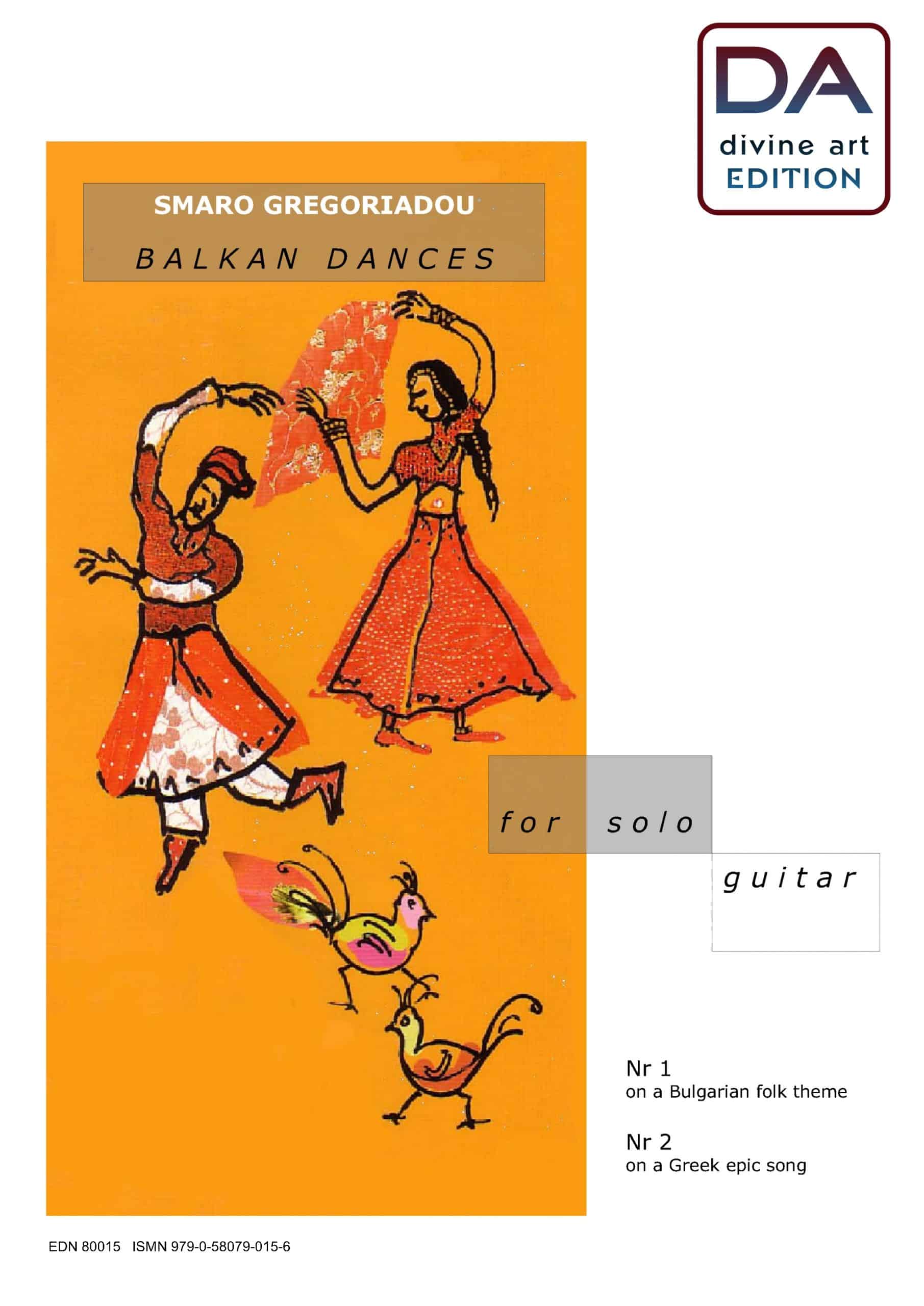Smaro Gregoriadou: Two Balkan Dances for solo guitar