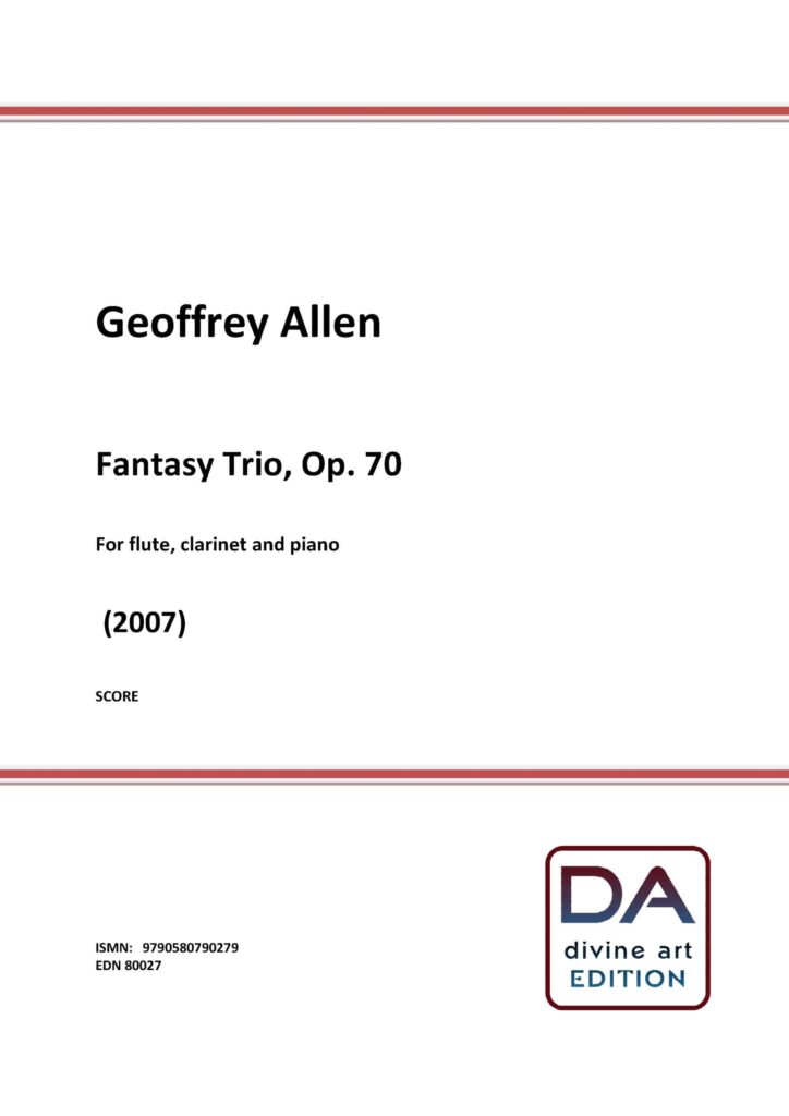 Geoffrey Allen: Fantasy Trio, Op. 70