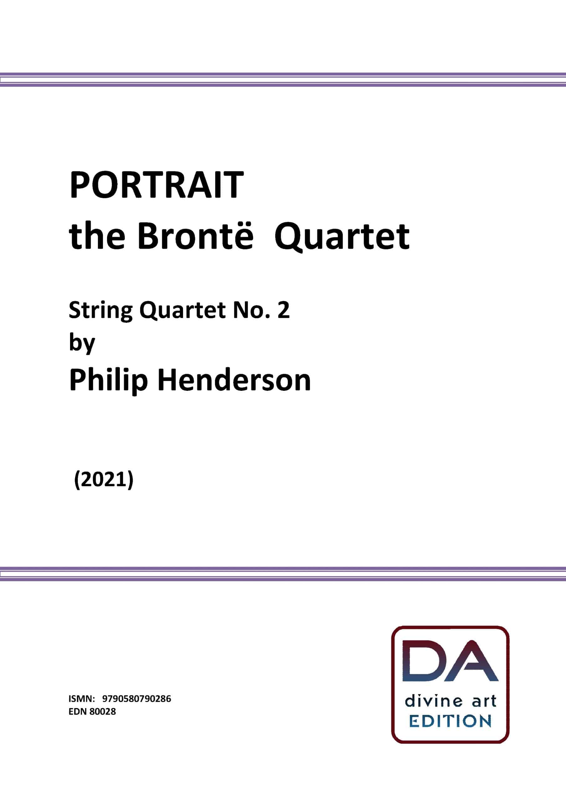 Philip Henderson: Portrait (String Quartet No. 2) - Score/parts