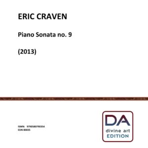 Eric Craven: Piano Sonata No. 9 (sheet music)