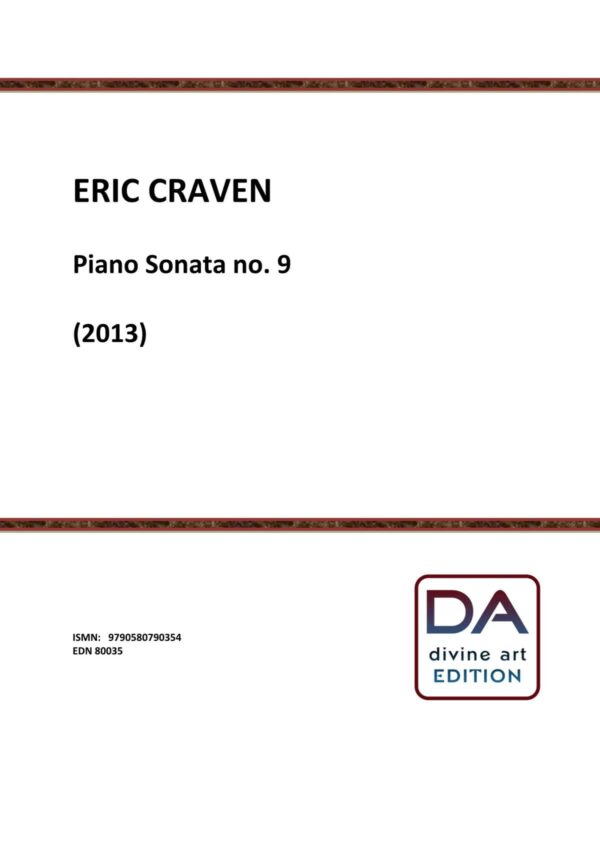Eric Craven: Piano Sonata No. 9 (sheet music)